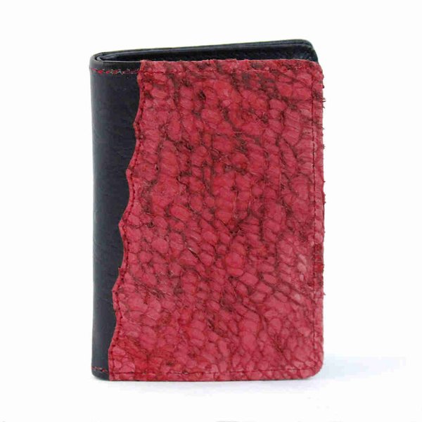 Wallet Harry, decorated with pike skin leather